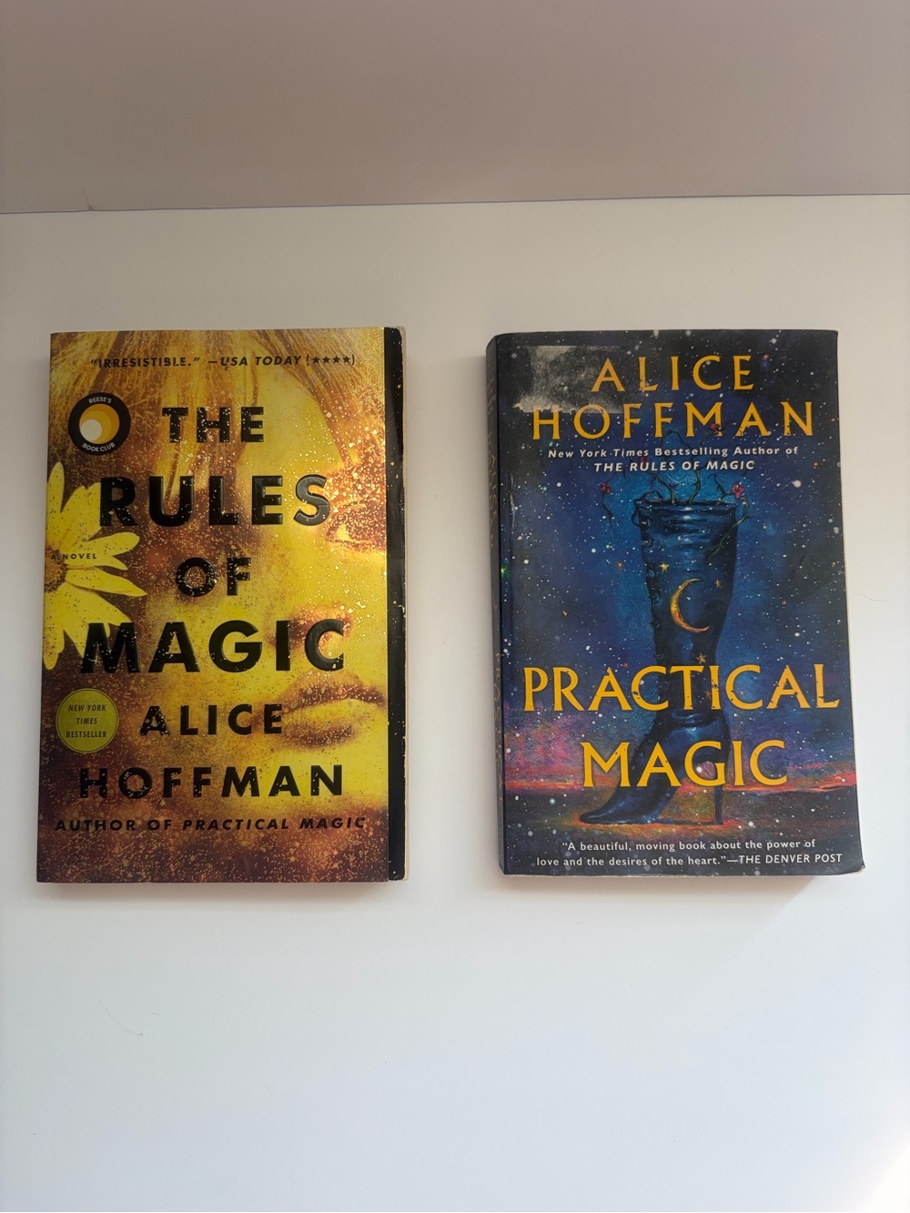 Practical magic and the rules of magic by Alice Hoffman